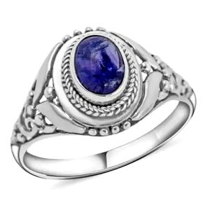 Bali Legacy Tanzanite Ring Sterling Silver